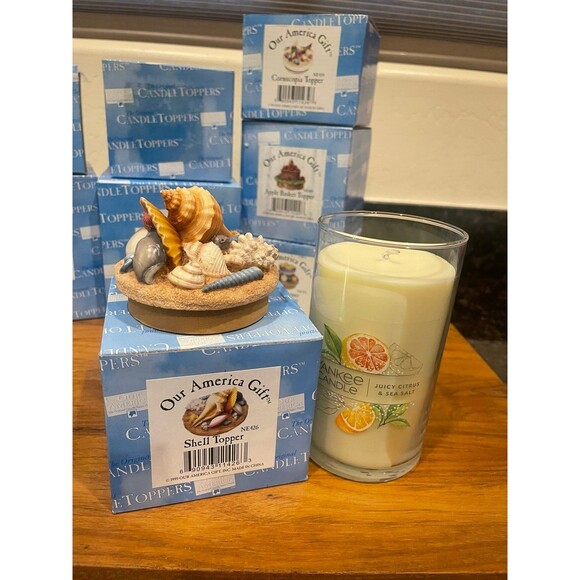 Yankee Candle 3" Topper: Shells - Picture 1 of 4